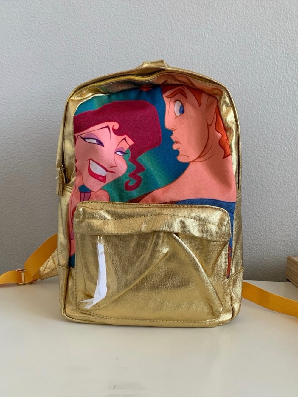 Disney Gold Metallic Hercules Backpack